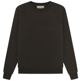 Fear of God Essentials Crewneck Sweatshirt 'Off Black' view 1