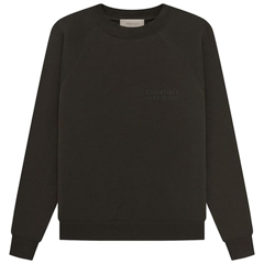 Fear of God Essentials Crewneck Sweatshirt 'Off Black' view 1