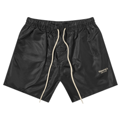 Fear of God Essentials Running Short 'Jet Black' view 1