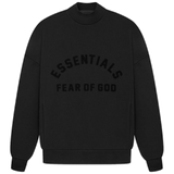 Fear of God Essentials Crewneck 'Jet Black' view 1