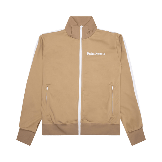 Palm Angels Classic Track Jacket 'Beige/White'
