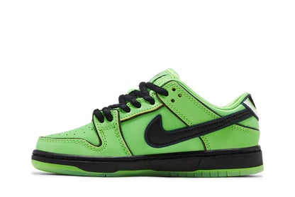The Powerpuff Girls x Nike Dunk Low Pro SB QS PS 'Buttercup'