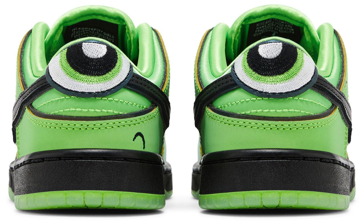 Nike SB — The Powerpuff Girls x Dunk Low Pro SB QS PS 'Buttercup' (image 6 of 8)