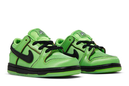 The Powerpuff Girls x Nike Dunk Low Pro SB QS TD 'Buttercup'