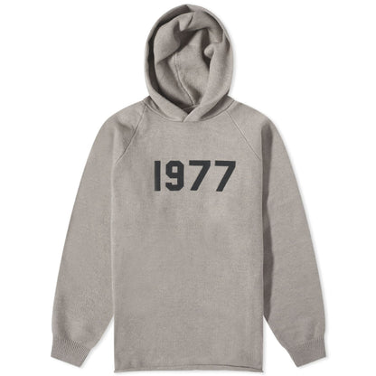 Fear of God Essentials 1977 Knit Hoodie 'Dark Oatmeal'