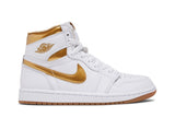 Wmns Air Jordan 1 Retro High OG 'Metallic Gold' view 1