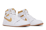 Wmns Air Jordan 1 Retro High OG 'Metallic Gold' view 8
