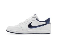 Air Jordan 1 Retro Low '85 OG 'Metallic Blue' 2024 view 3