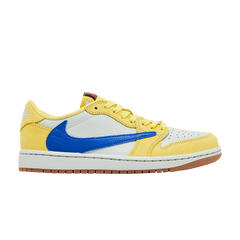 Travis Scott × Nike Women's Air Jordan 1 Retro Low OG "Canary" view 1