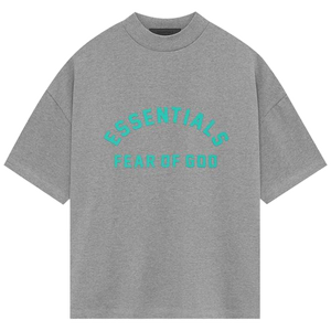 Fear of God Essentials Heavy Jersey Short-Sleeve Tee 'Dark Heather Oatmeal'