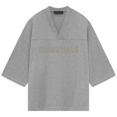 Fear of God Essentials Football Tee 'Dark Heather Oatmeal' view 1