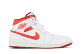 Air Jordan 1 Mid SE 'White Dune Red' view 1