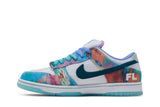 Futura Laboratories x Nike Dunk Low SB 'Bleached Aqua' view 3