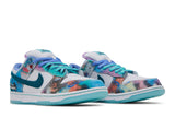 Futura Laboratories x Nike Dunk Low SB 'Bleached Aqua' view 8
