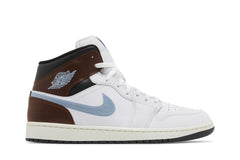 Air Jordan 1 Retro Mid SE 'Brown Blue Grey' view 1