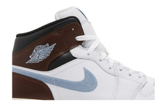 Air Jordan 1 Retro Mid SE 'Brown Blue Grey' view 2
