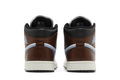 Air Jordan 1 Retro Mid SE 'Brown Blue Grey' view 6