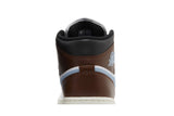 Air Jordan 1 Retro Mid SE 'Brown Blue Grey' view 8