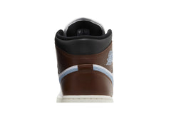 Air Jordan 1 Retro Mid SE 'Brown Blue Grey' view 7