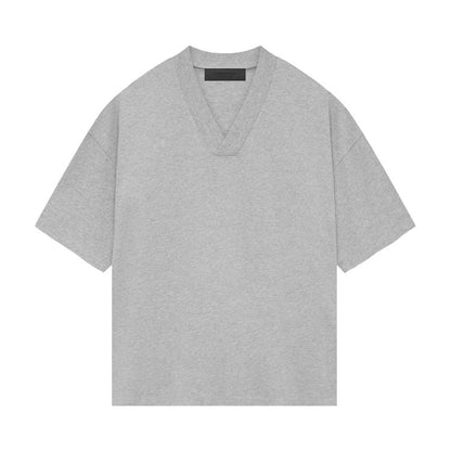 Fear of God Essentials V-Neck Tee 'Light Heather Grey'