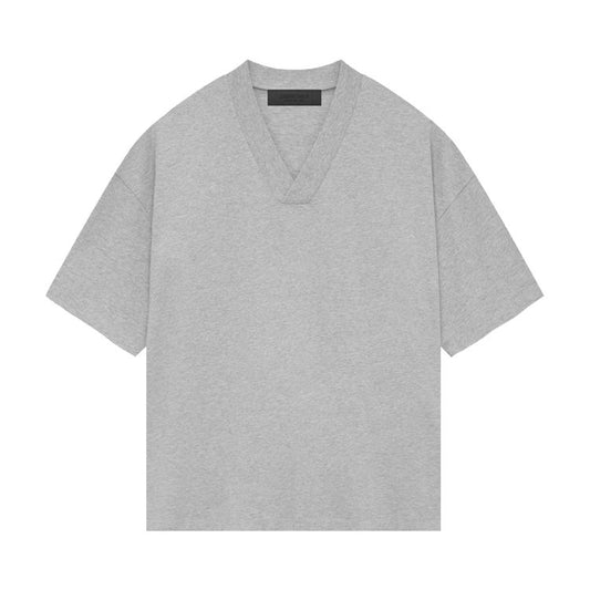 Fear of God Essentials V-Neck Tee 'Light Heather Grey'