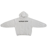 YZY Gosha Black Dogs Hoodie 'Heather Grey' view 1