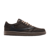 Travis Scott × Nike Air Jordan 1 Low OG SP "Velvet Brown and Dark Mocha" view 1
