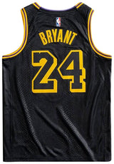 Nike Kobe Mamba Mentality Big Kids Los Angeles Lakers City Edition Swingman Jersey - Black view 2