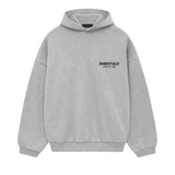 Fear of God Essentials Fleece Hoodie II 'Light Heather Grey' view 1