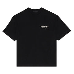 Fear of God Essentials Jersey Crewneck Tee 'Black' view 1
