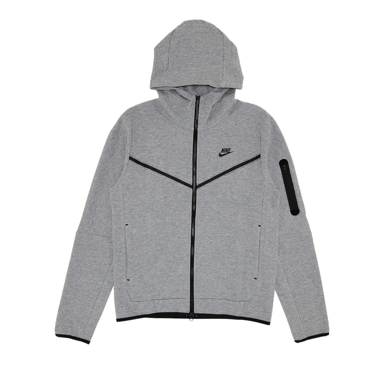 Nike Tech Fleece Full Zip Hoodie 'Heather Grey'