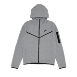 Nike Tech Fleece Full Zip Hoodie 'Heather Grey' view 1