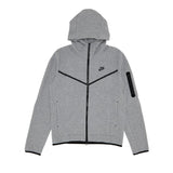 Nike Tech Fleece Full Zip Hoodie 'Heather Grey' view 2