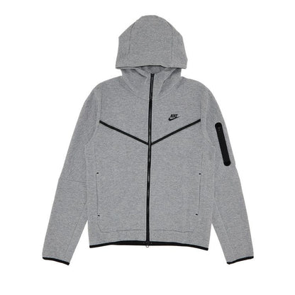 Nike Tech Fleece Full Zip Hoodie 'Heather Grey'