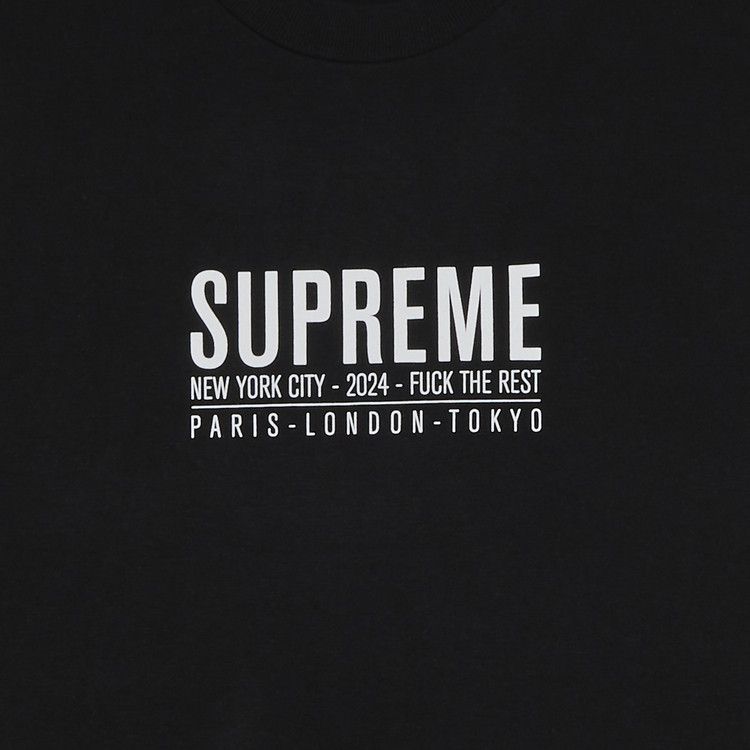 Supreme Paris Tee 'Black'