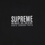 Supreme Paris Tee 'Black' view 2