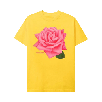 Anti Social Social Club Underglow Rose Tee 'Yellow'