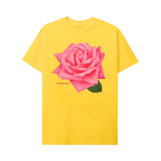 Anti Social Social Club Underglow Rose Tee 'Yellow'