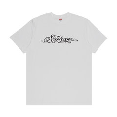 Supreme Script Tee 'White' view 1