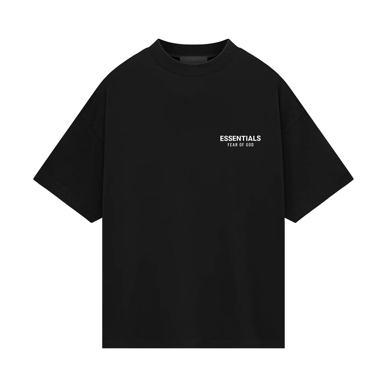 Fear of God Essentials Jersey Crewneck T-Shirt 'Black'