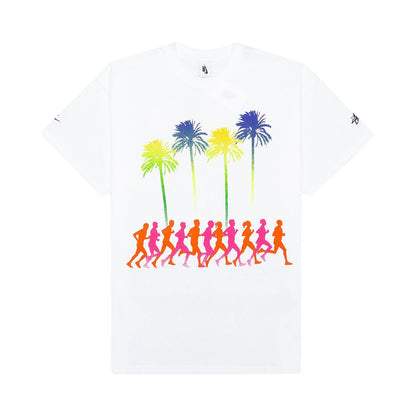Nike x Stussy Douglas Firs To Palm Trees T-Shirt 'White' (image 2 of 3)