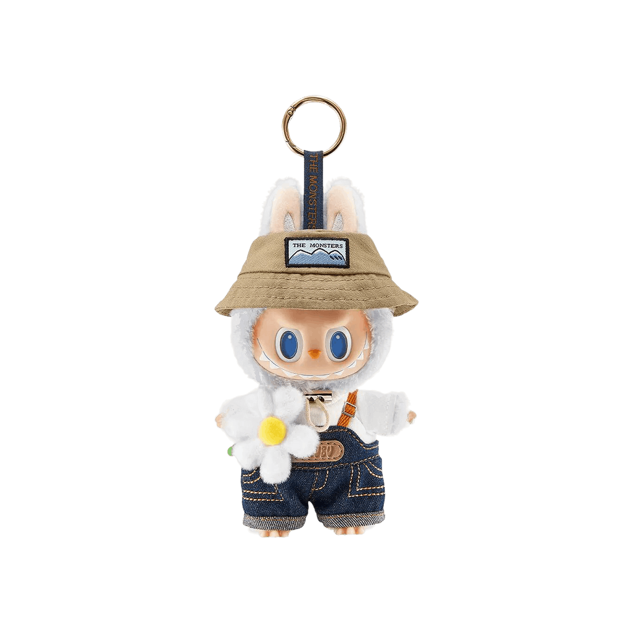 Pop Mart Labubu THE MONSTERS FALL IN WILD SERIES Vinyl Plush Doll Pendant 'White'