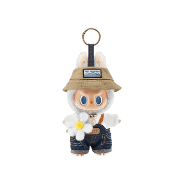 Pop Mart Labubu THE MONSTERS FALL IN WILD SERIES Vinyl Plush Doll Pendant 'White'