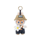 Pop Mart Labubu THE MONSTERS FALL IN WILD SERIES Vinyl Plush Doll Pendant 'White' view 2