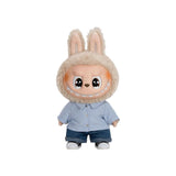 Pop Mart Labubu THE MONSTERS FLIP WITH ME Vinyl Plush Doll 'Cream' view 1