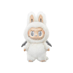Pop Mart Labubu THE MONSTERS Zimomo ANGEL IN CLOUDS Vinyl Face Doll + Tote Bag 'White' view 1