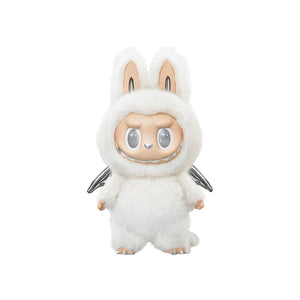 Pop Mart Labubu THE MONSTERS Zimomo ANGEL IN CLOUDS Vinyl Face Doll + Tote Bag 'White'