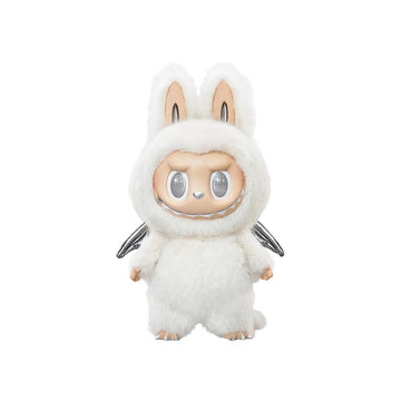 Pop Mart Labubu THE MONSTERS Zimomo ANGEL IN CLOUDS Vinyl Face Doll + Tote Bag 'White'