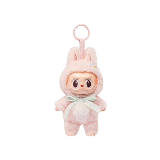 Pop Mart Labubu Mokoko Close to Sweet Vinyl Plush Pendant 'Pink'