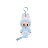 Pop Mart Labubu Hide and Seek In Singapore Series Vinyl Plush Doll Pendant 'Blue' view 1